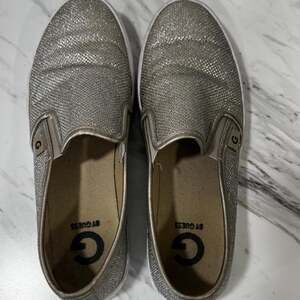 Guess glitter slip on sneakers glamour